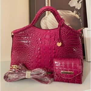 New Satchel Collection | Fuschia Pink | Complete with wallet